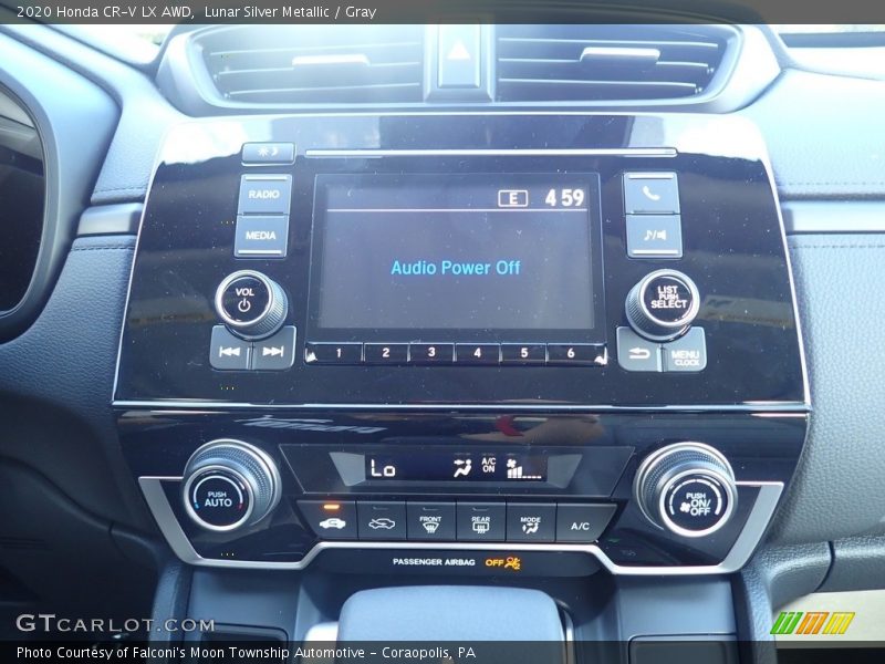 Lunar Silver Metallic / Gray 2020 Honda CR-V LX AWD