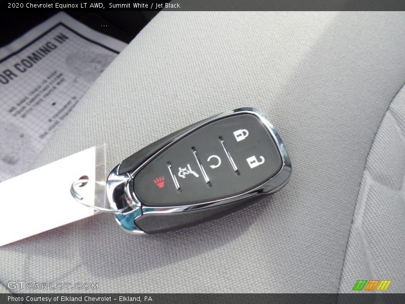 Summit White / Jet Black 2020 Chevrolet Equinox LT AWD