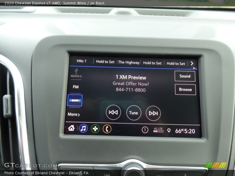 Summit White / Jet Black 2020 Chevrolet Equinox LT AWD