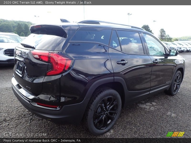 Ebony Twilight Metallic / Jet Black 2020 GMC Terrain SLE AWD