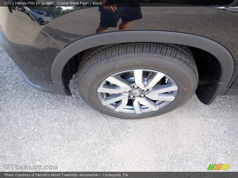 Crystal Black Pearl / Black 2021 Honda Pilot EX-L AWD