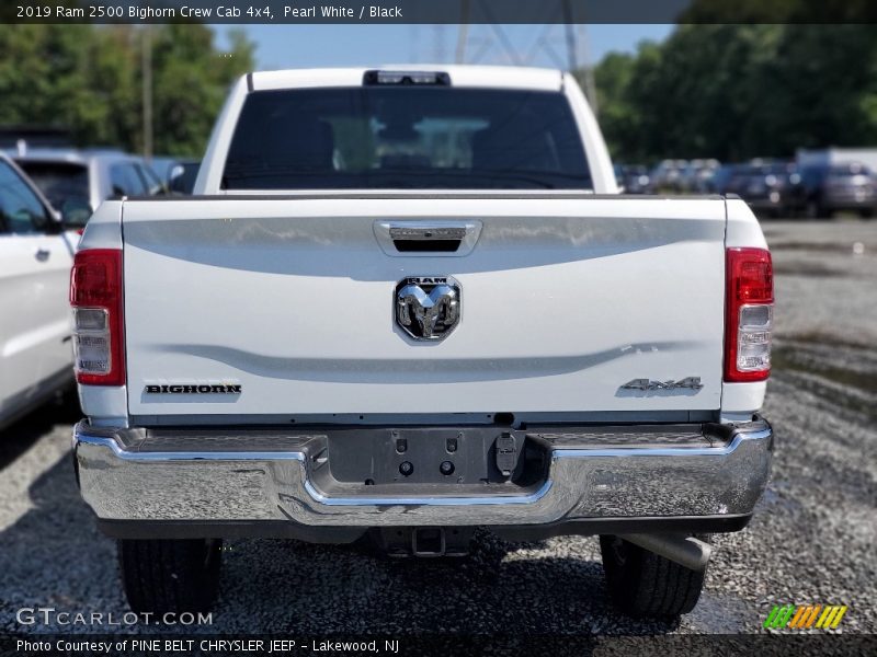 Pearl White / Black 2019 Ram 2500 Bighorn Crew Cab 4x4