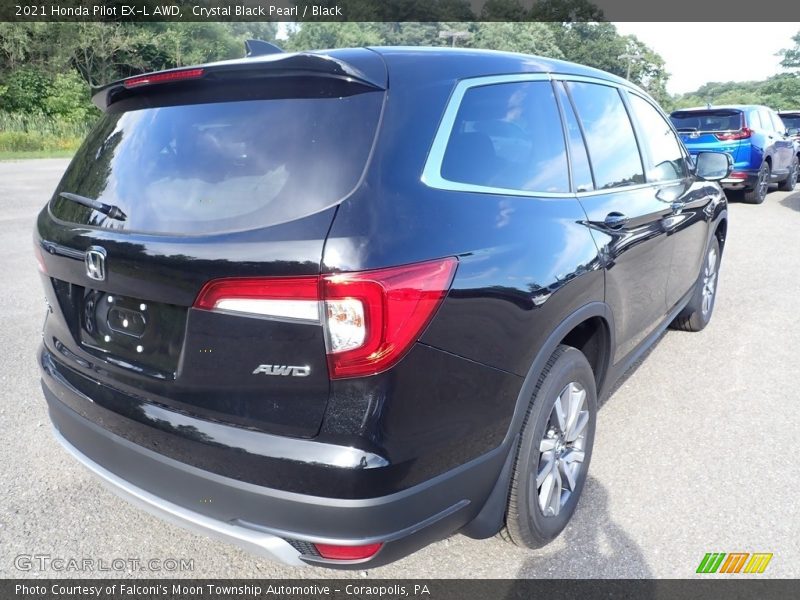 Crystal Black Pearl / Black 2021 Honda Pilot EX-L AWD