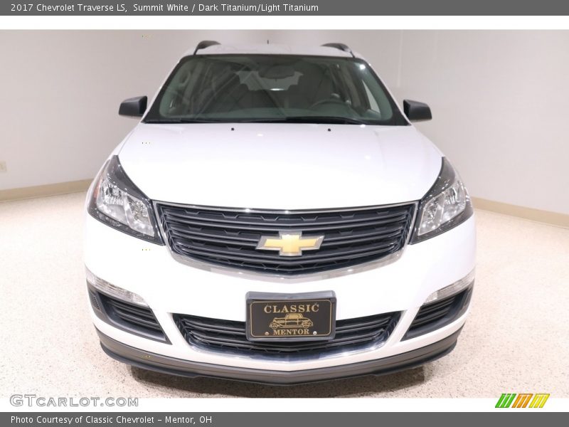 Summit White / Dark Titanium/Light Titanium 2017 Chevrolet Traverse LS