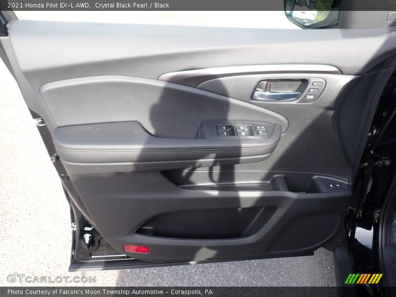 Crystal Black Pearl / Black 2021 Honda Pilot EX-L AWD
