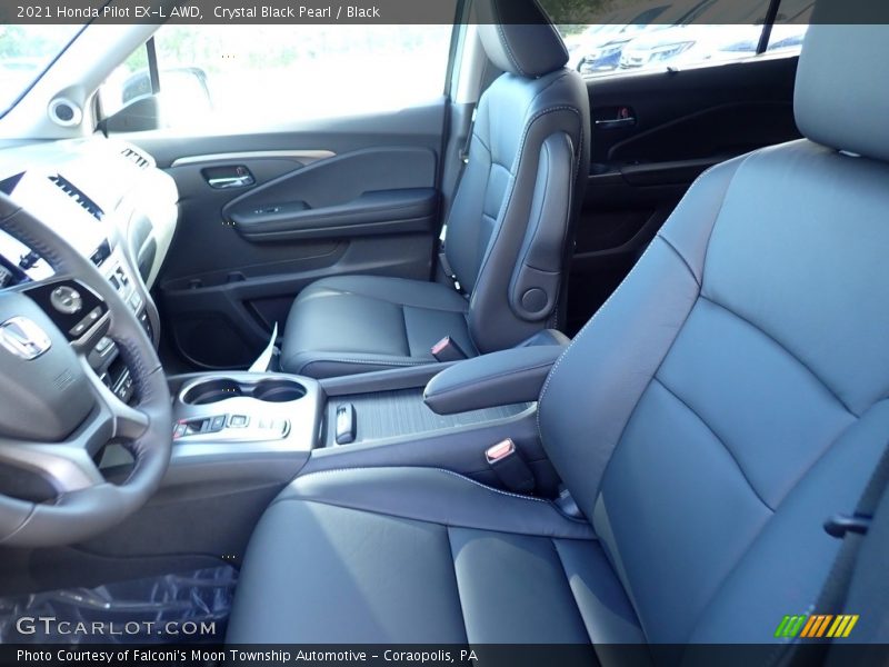 Crystal Black Pearl / Black 2021 Honda Pilot EX-L AWD