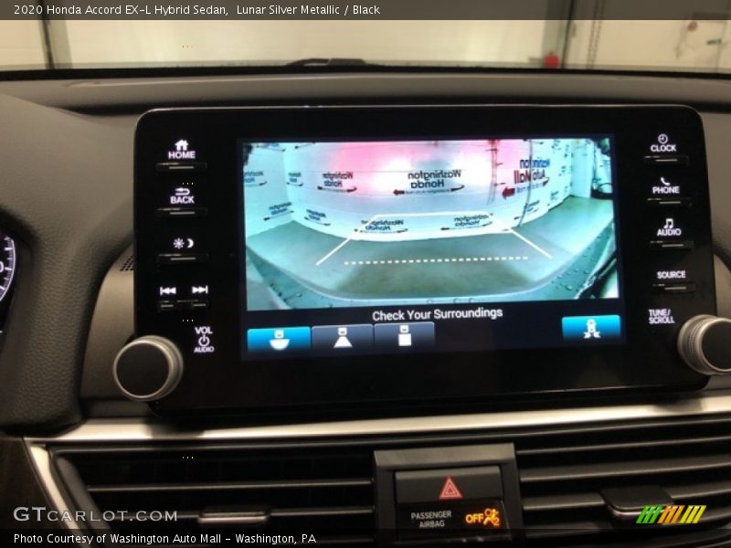 Lunar Silver Metallic / Black 2020 Honda Accord EX-L Hybrid Sedan