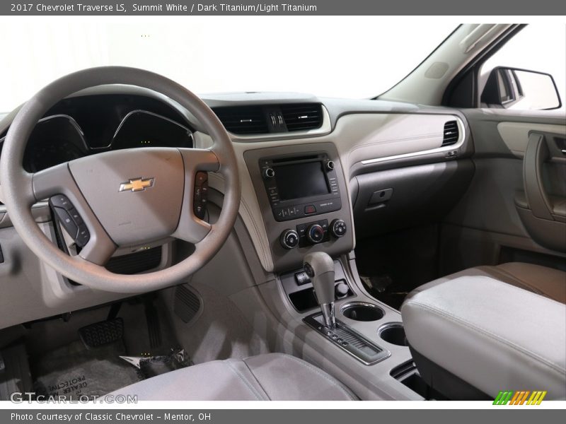 Summit White / Dark Titanium/Light Titanium 2017 Chevrolet Traverse LS