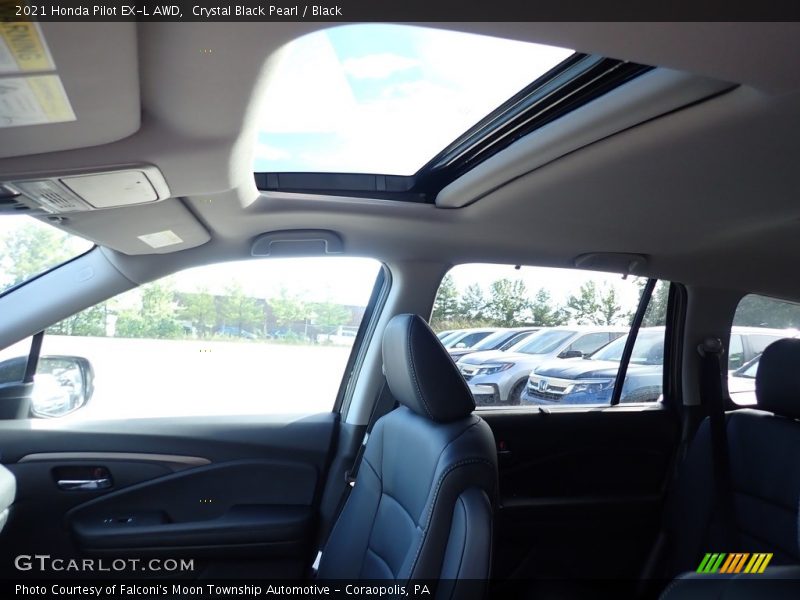 Crystal Black Pearl / Black 2021 Honda Pilot EX-L AWD