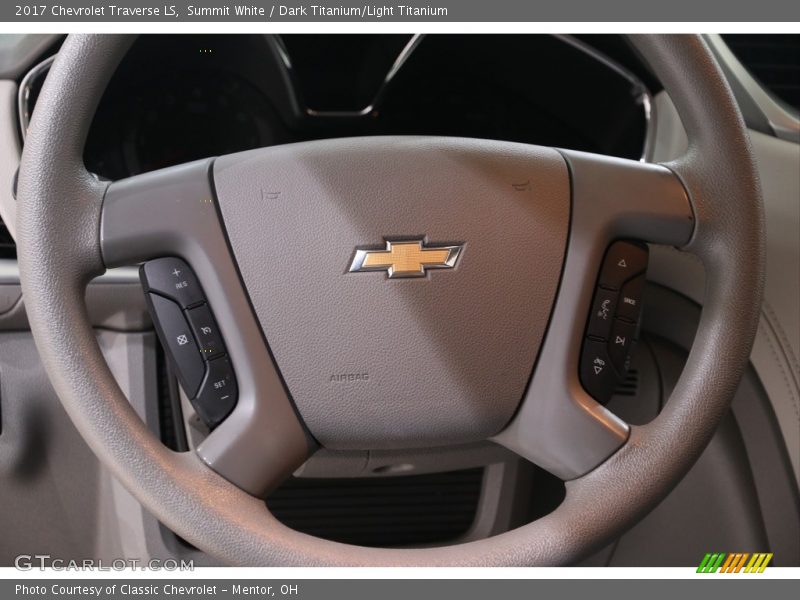 Summit White / Dark Titanium/Light Titanium 2017 Chevrolet Traverse LS