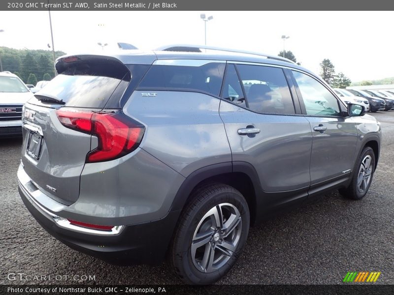 Satin Steel Metallic / Jet Black 2020 GMC Terrain SLT AWD
