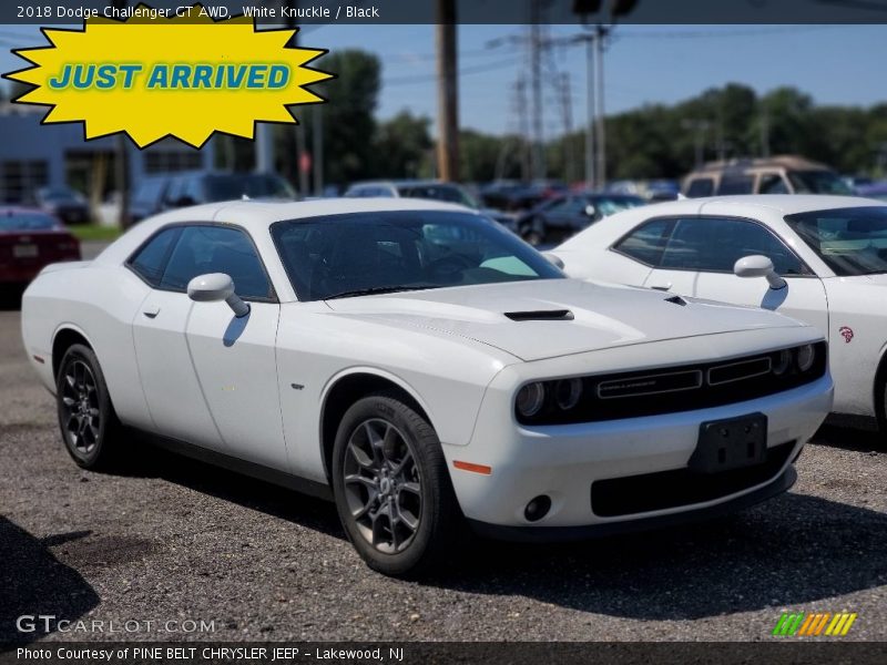 White Knuckle / Black 2018 Dodge Challenger GT AWD