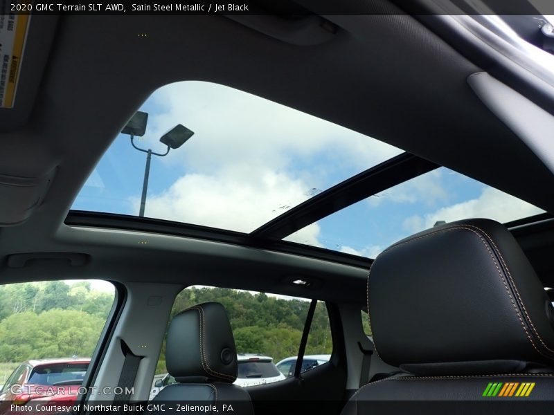 Satin Steel Metallic / Jet Black 2020 GMC Terrain SLT AWD