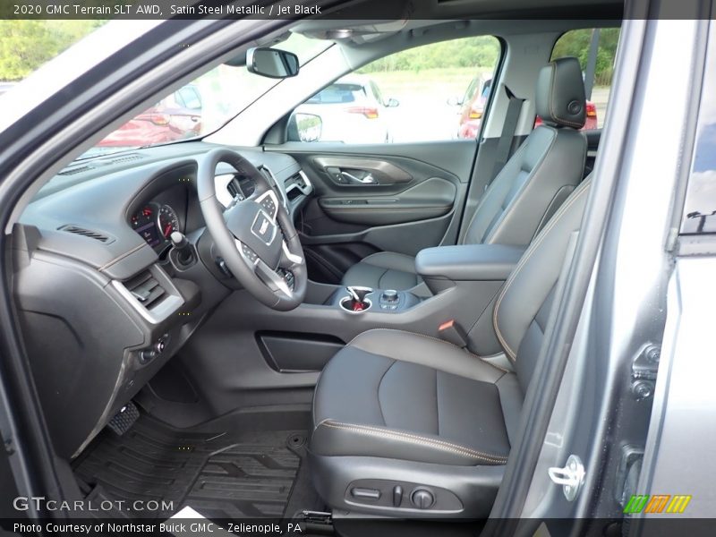 Satin Steel Metallic / Jet Black 2020 GMC Terrain SLT AWD