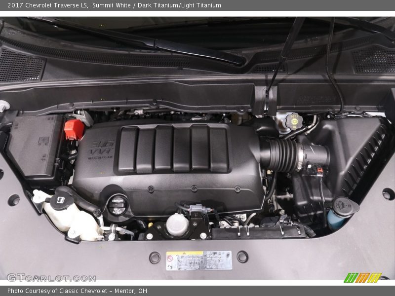 Summit White / Dark Titanium/Light Titanium 2017 Chevrolet Traverse LS