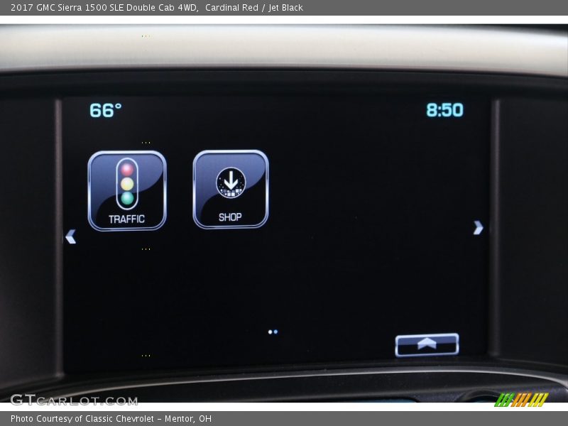 Cardinal Red / Jet Black 2017 GMC Sierra 1500 SLE Double Cab 4WD