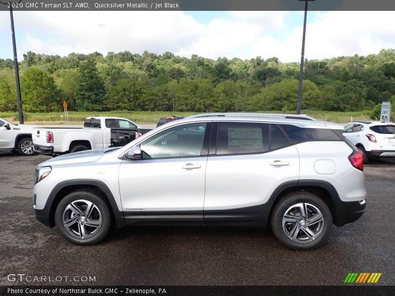 Quicksilver Metallic / Jet Black 2020 GMC Terrain SLT AWD