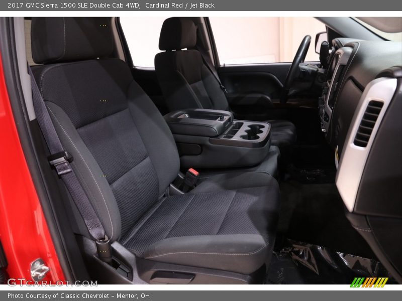 Cardinal Red / Jet Black 2017 GMC Sierra 1500 SLE Double Cab 4WD