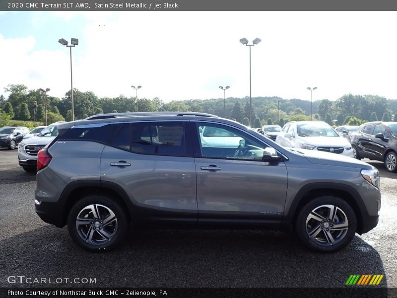 Satin Steel Metallic / Jet Black 2020 GMC Terrain SLT AWD