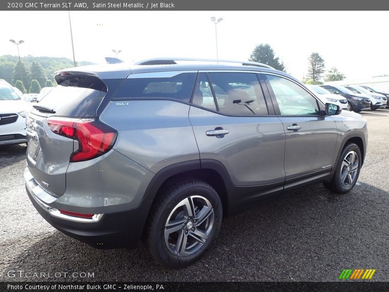Satin Steel Metallic / Jet Black 2020 GMC Terrain SLT AWD