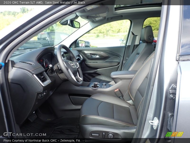 Satin Steel Metallic / Jet Black 2020 GMC Terrain SLT AWD