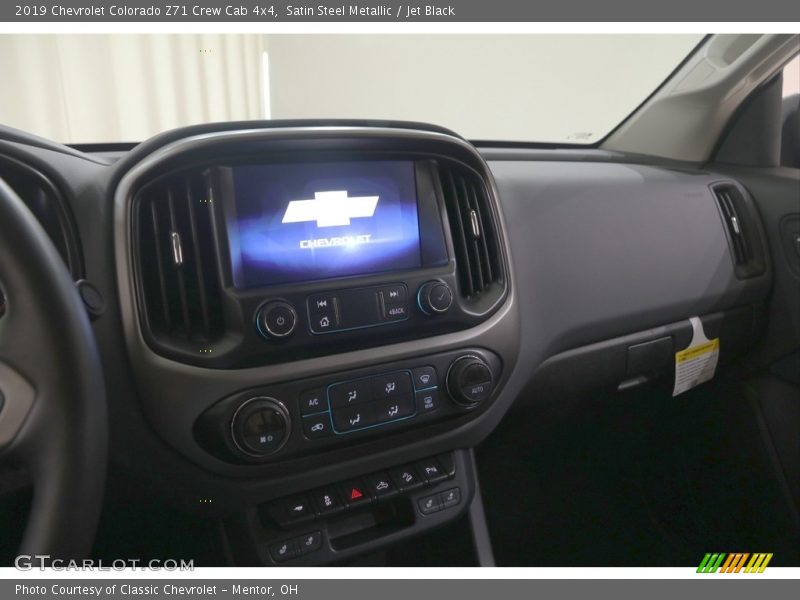 Satin Steel Metallic / Jet Black 2019 Chevrolet Colorado Z71 Crew Cab 4x4