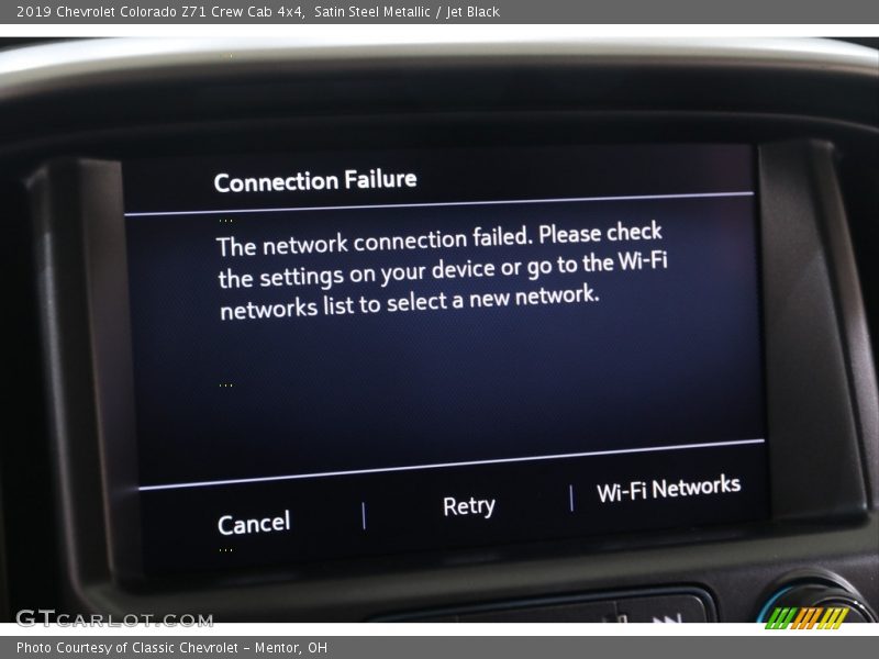 Satin Steel Metallic / Jet Black 2019 Chevrolet Colorado Z71 Crew Cab 4x4