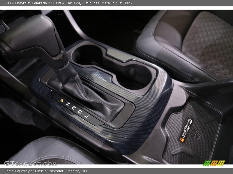 Satin Steel Metallic / Jet Black 2019 Chevrolet Colorado Z71 Crew Cab 4x4