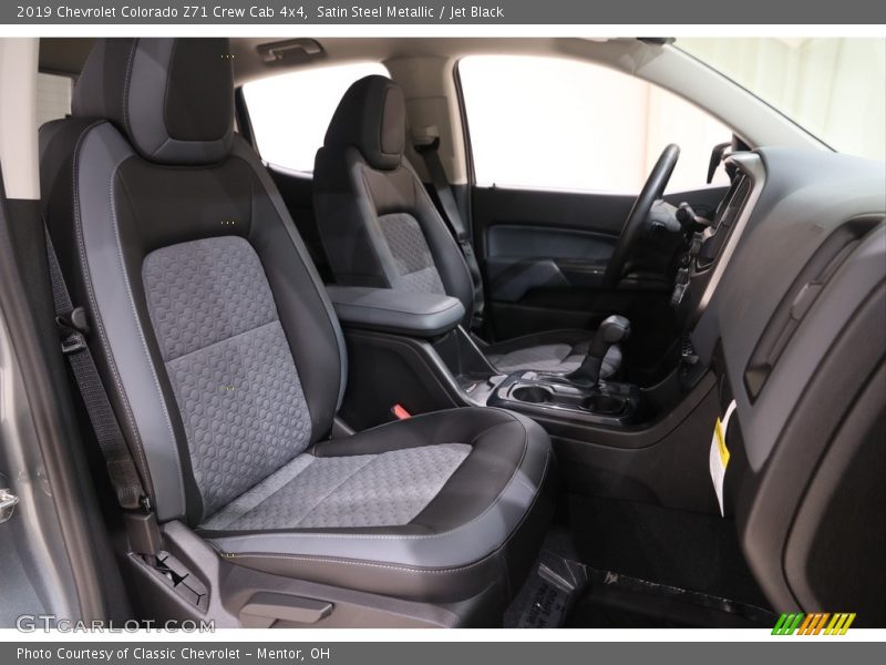 Satin Steel Metallic / Jet Black 2019 Chevrolet Colorado Z71 Crew Cab 4x4