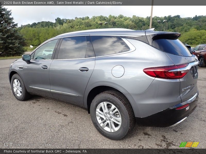 Satin Steel Metallic / Dark Galvinized/Ebony 2020 Buick Enclave Essence AWD