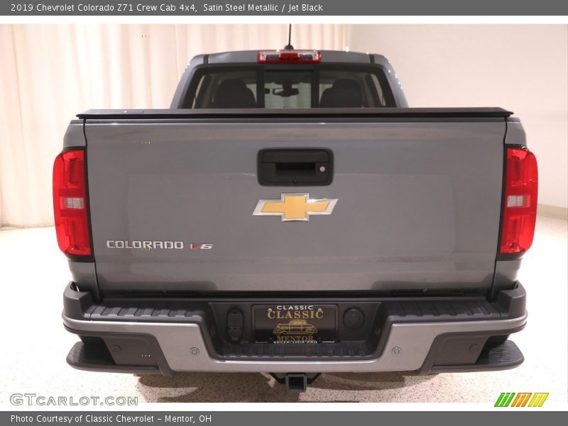 Satin Steel Metallic / Jet Black 2019 Chevrolet Colorado Z71 Crew Cab 4x4
