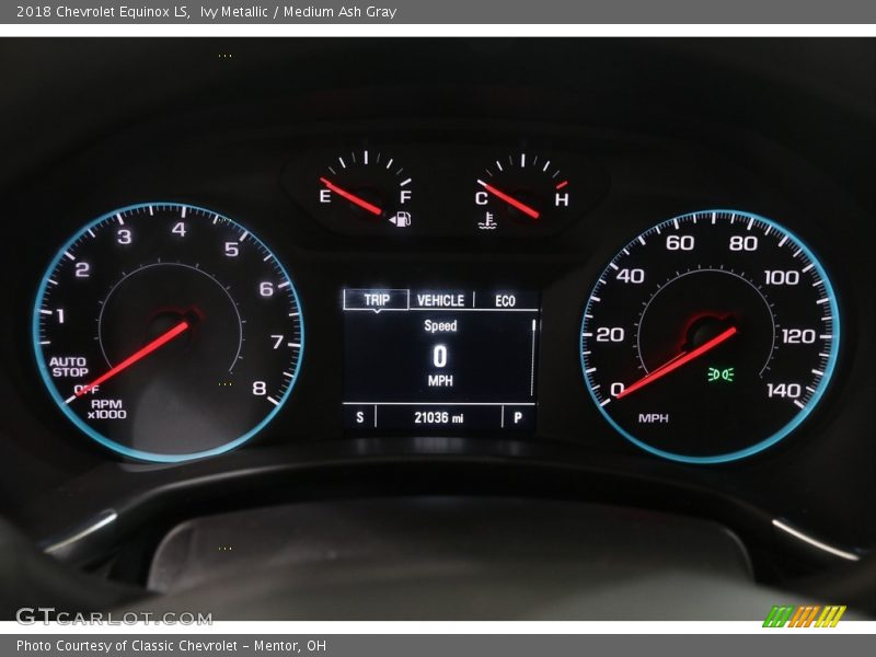 Ivy Metallic / Medium Ash Gray 2018 Chevrolet Equinox LS