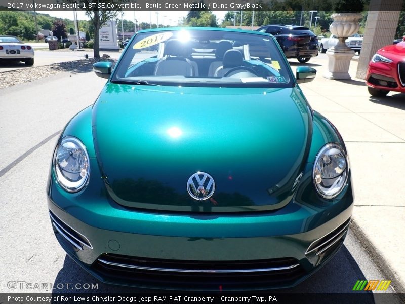 Bottle Green Metallic / Dune Gray/Black 2017 Volkswagen Beetle 1.8T SE Convertible