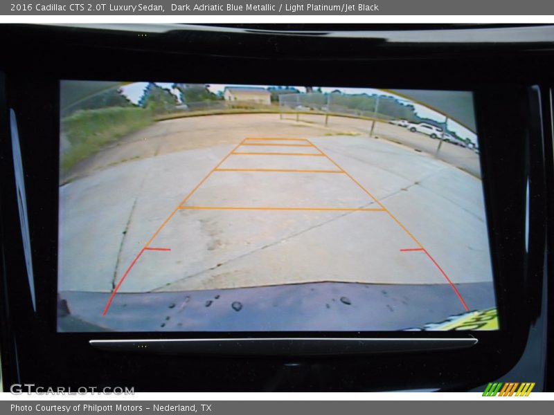 Dark Adriatic Blue Metallic / Light Platinum/Jet Black 2016 Cadillac CTS 2.0T Luxury Sedan