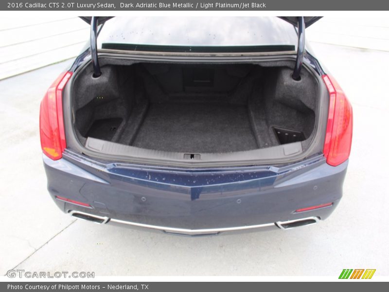  2016 CTS 2.0T Luxury Sedan Trunk