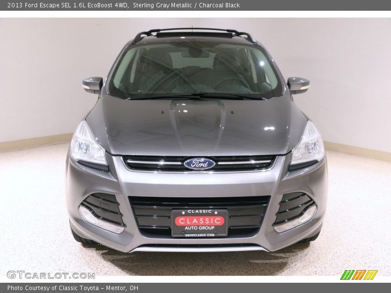 Sterling Gray Metallic / Charcoal Black 2013 Ford Escape SEL 1.6L EcoBoost 4WD