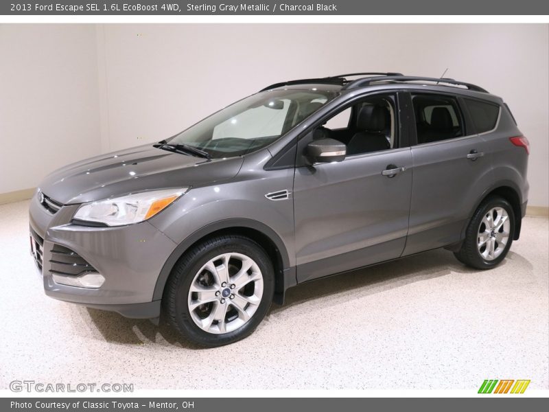 Sterling Gray Metallic / Charcoal Black 2013 Ford Escape SEL 1.6L EcoBoost 4WD