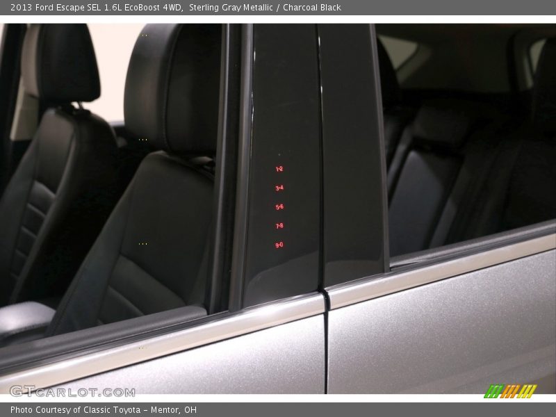 Sterling Gray Metallic / Charcoal Black 2013 Ford Escape SEL 1.6L EcoBoost 4WD