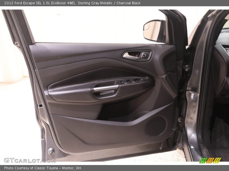 Sterling Gray Metallic / Charcoal Black 2013 Ford Escape SEL 1.6L EcoBoost 4WD