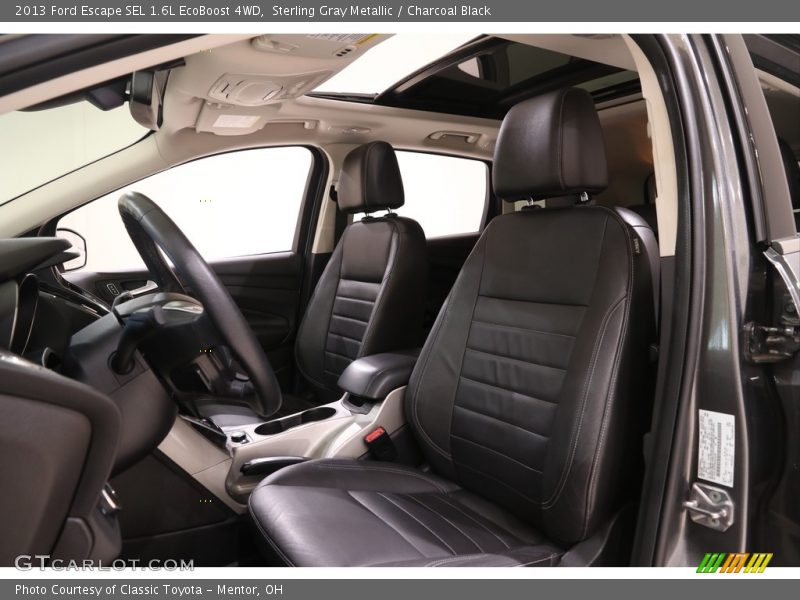 Sterling Gray Metallic / Charcoal Black 2013 Ford Escape SEL 1.6L EcoBoost 4WD