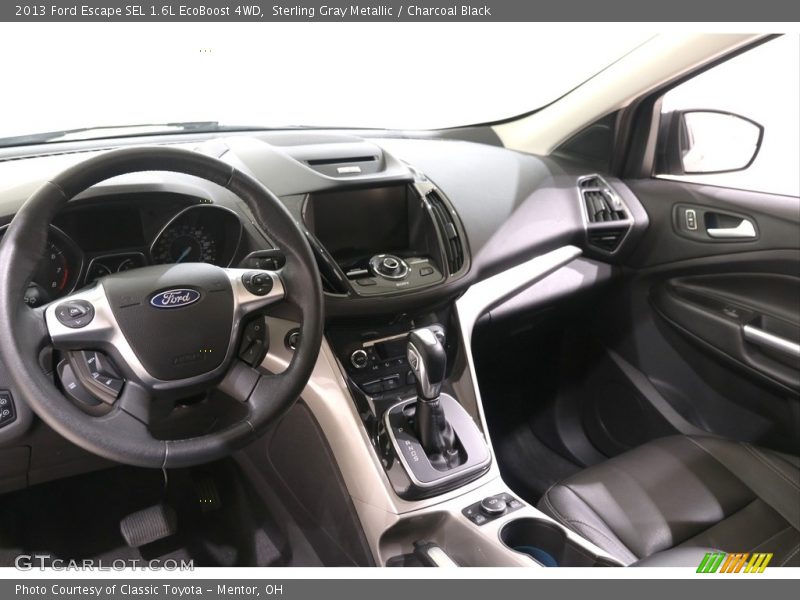 Sterling Gray Metallic / Charcoal Black 2013 Ford Escape SEL 1.6L EcoBoost 4WD