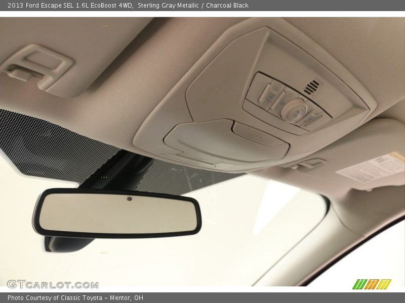 Sterling Gray Metallic / Charcoal Black 2013 Ford Escape SEL 1.6L EcoBoost 4WD