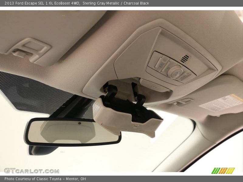Sterling Gray Metallic / Charcoal Black 2013 Ford Escape SEL 1.6L EcoBoost 4WD
