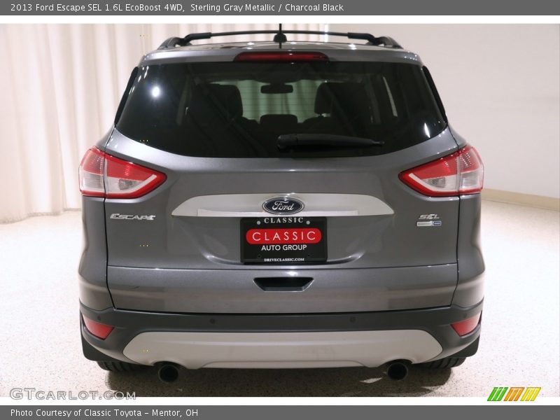 Sterling Gray Metallic / Charcoal Black 2013 Ford Escape SEL 1.6L EcoBoost 4WD