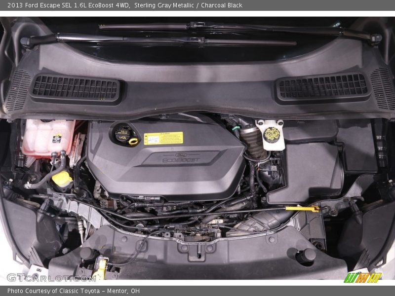 Sterling Gray Metallic / Charcoal Black 2013 Ford Escape SEL 1.6L EcoBoost 4WD