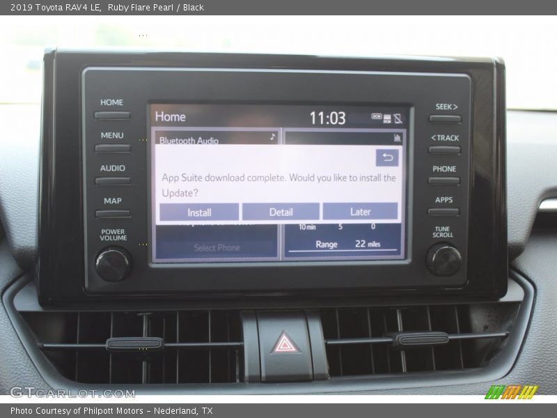 Ruby Flare Pearl / Black 2019 Toyota RAV4 LE