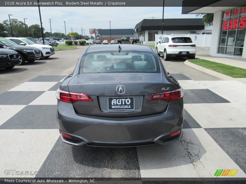 Modern Steel Metallic / Graystone 2018 Acura ILX Acurawatch Plus