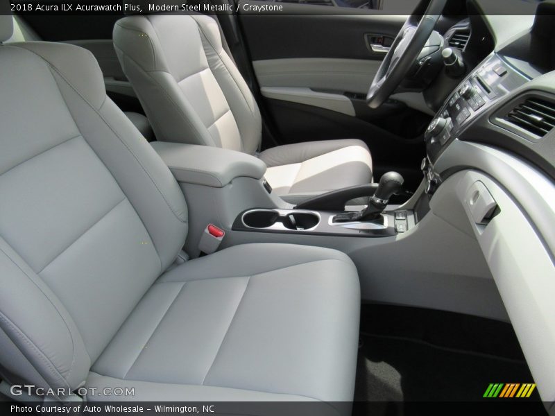 Modern Steel Metallic / Graystone 2018 Acura ILX Acurawatch Plus
