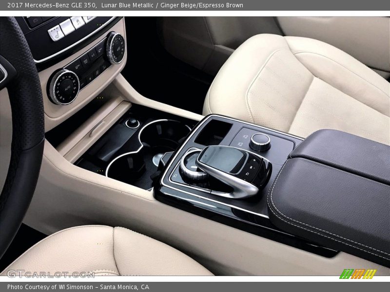 Lunar Blue Metallic / Ginger Beige/Espresso Brown 2017 Mercedes-Benz GLE 350