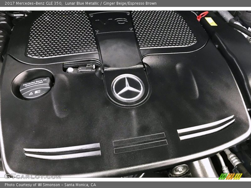 Lunar Blue Metallic / Ginger Beige/Espresso Brown 2017 Mercedes-Benz GLE 350